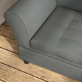 Load image into Gallery viewer, PawHut Pet Sofa, Dog Couch, Elevated Pet Bed for Small Dogs, with Hidden Storage, Soft Tufted Cushion, Gray