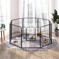 Load image into Gallery viewer, Dog Pen 8 Panels Puppy Pen Heavy Duty Pet Playpen for Indoor Outdoor for Dogs, Rabbits, Ducks 80cm High