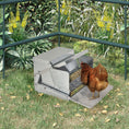 Load image into Gallery viewer, PawHut 25 lbs Capacity Automatic Chicken Poultry Feeder with a Galvanized Steel and Aluminium Build, Weatherproof Design