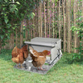 Load image into Gallery viewer, PawHut 25 lbs Capacity Automatic Chicken Poultry Feeder with a Galvanized Steel and Aluminium Build, Weatherproof Design