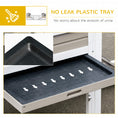 Load image into Gallery viewer, 2 in 1 Rabbit Hutch Outdoor Guinea Pig Hutch Bunny Run Double Main House with Run, No-Leak Tray 259 x 64 x 92cm, Grey