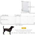Load image into Gallery viewer, Dog Playpen Indoor, Foldable Pet Fence Puppy Pen for Small Medium Dogs with Door, 5 Panels, 29 Inch Tall, for Stairway, Doorway, Hallway, White