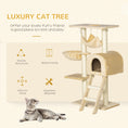 Load image into Gallery viewer, 39" Deluxe Cat Scratching Tree Kitten Condo Play House Pet Scratcher Multi-level Tower Kitty Furniture with Hammock