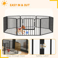 Load image into Gallery viewer, Heavy Duty Dog Playpen, 8 Panels Dog Pen, 60cm Height Pet Playpen Exercise Pen, with Door, for Small Dogs