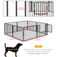 Load image into Gallery viewer, Heavy Duty Dog Playpen, 8 Panels Dog Pen, 60cm Height Pet Playpen Exercise Pen, with Door, for Small Dogs