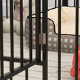 Load image into Gallery viewer, Heavy Duty Dog Playpen, Steel Dog Pen with Door, Pet Exercise Fence, Outdoor Indoor DIY Design for Small and Medium Dogs, 24" Height, 8 Panels