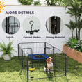 Load image into Gallery viewer, Whelping Box for Dogs, Puppies, 7 Panel Dog Playpen with Two Rooms, Washable Whelping Pads, Water-Resistant Oxford Fabric, Two Doors, for Small and Medium Dogs