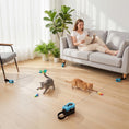 Load image into Gallery viewer, Interactive Cat Toy for Indoor Kittens & Adult, Automatic & Remote Control Electric Cat Toy with Adjustable Speed, DIY Track & Mouse Sound, Rechargeable Boredom Buster