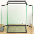 Load image into Gallery viewer, Glass Reptile Terrarium, 40L Vivarium for Lizards, Frogs, Snakes, Turtles, Tortoises, with Ventilation, 30 x 30 x 45cm