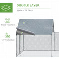 Load image into Gallery viewer, Large Metal Chicken Coop, Hen Run House with Anti-Ultraviolet Cover, Walk-in Poultry Cage for Ducks, Rabbits, Outdoor Backyard Farm, 19.7' x 9.8' x 6.4'
