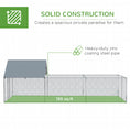 Load image into Gallery viewer, Large Metal Chicken Coop, Hen Run House with Anti-Ultraviolet Cover, Walk-in Poultry Cage for Ducks, Rabbits, Outdoor Backyard Farm, 19.7' x 9.8' x 6.4'