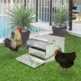 Load image into Gallery viewer, PawHut 30 lbs Capacity Automatic Chicken Poultry Feeder with a Galvanized Steel and Aluminium Build, Weatherproof Design