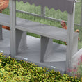 Load image into Gallery viewer, Large Chicken Run, Wooden Chicken Coop with Waterproof & Anti-UV Cover, Split Door, 4 Nesting Boxes, Roosting Bar, Walk-in Chicken Pen for 8-12 Chickens, for Backyard, Farm, 9' x 6' x 6'