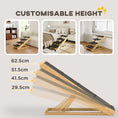 Load image into Gallery viewer, Dog Steps Dog Ramp, 4-Step Adjustable Height Pet Stairs for Large Sized Dogs, Foldable Dog Stairs for Bed Sofa, with Non-slip Surface