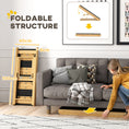 Load image into Gallery viewer, Dog Steps Dog Ramp, 4-Step Adjustable Height Pet Stairs for Large Sized Dogs, Foldable Dog Stairs for Bed Sofa, with Non-slip Surface