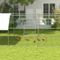 Load image into Gallery viewer, PawHut Chicken Perch for Coop, Wooden and Galvanized Steel Jungle Gym Roosting Bar Ladder for Backyard Poultry, 55" x 33.75"