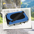 Load image into Gallery viewer, Steel Dog Bike Trailer Pet Cart Carrier for Bicycle Kit Water Resistant with Hitch Coupler Travel Black and Blue