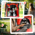 Load image into Gallery viewer, Dog Stroller, One-click Folding Pet Stroller with Cup Holder, 4 Wheels Travel Carrier w/ Brakes, 360° Swiveling Front Wheels, Storage Basket, for XS/Small Dogs Cats, Red