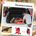 Load image into Gallery viewer, Dog Stroller, One-click Folding Pet Stroller with Cup Holder, 4 Wheels Travel Carrier w/ Brakes, 360° Swiveling Front Wheels, Storage Basket, for XS/Small Dogs Cats, Red