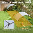 Load image into Gallery viewer, Large Chicken Coop Metal Chicken Run with Waterproof and Anti-UV Cover, Dome Shaped Walk in Fence Cage Hen House for Outdoor and Yard Farm Use, 1" Tube Diameter, 9.2' x 31.2' x 6.5'