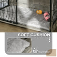 Load image into Gallery viewer, Dog Crate Furniture, Dog Cage End Table with Large Top, Soft Washable Cushion, Lockable Front Door, Wire Mesh Ventilation, Indoor Pet Crate for Large Sized, 100 x 60 x 74cm - Grey