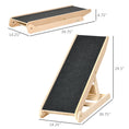 Load image into Gallery viewer, PawHut Height Adjustable Pet Ramp with Non-Slip Carpet Surfaces, 4 Levels Folding Dog Cat Ramp for Bed, Sofa & Car