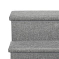Load image into Gallery viewer, PawHut 3-Steps Pet Stairs with Storage, Dog Steps for Couch, Bed, Pet Steps for Injured Pet, Older Pets, Small Cats, gray