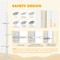 Load image into Gallery viewer, Floor to Ceiling Cat Tree, 225-255 cm Adjustable Cat Climbing Tower with 3 Cloud Perches, Sisal Scratching Posts, 2 Hanging Play Balls and Anti-Tip Strap, Beige
