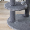 Load image into Gallery viewer, 41 Inches Cat Tree, Multi-Level Cat Tower with Condo, Cute Cat Activity Center with Sisal Scratching Posts, Plush Perch, Hanging Ball, Grey