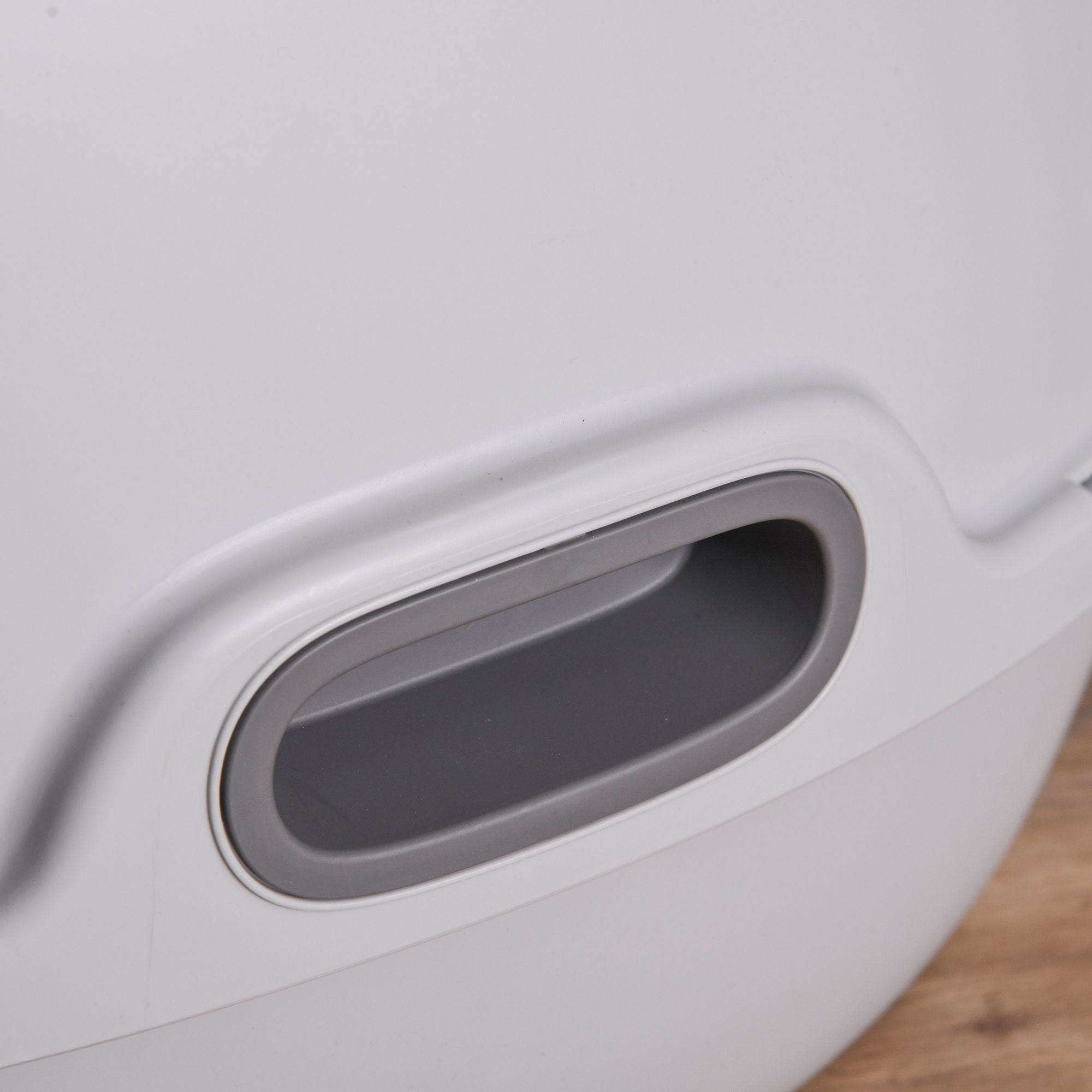 PawHut Covered Cat Litter Box, Kitty Litter Box with a Lid, Scoop Enclosed Drawer & Skylight for Cats, Easy to Clean, Gray