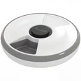 Load image into Gallery viewer, 6 Meal Automatic Cat Feeder Cordless, Dry & Wet Food Cat Food Dispenser with 1 Ice Pack, Battery Powered, Programmable Timer, for Kitty Small Dogs, Easy to Clean