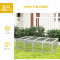 Load image into Gallery viewer, Rabbit Run Wooden Rabbit Hutch Cage 6ft with Wire Mesh, Openable Roof, Play Space for Outdoor, 181 x 100 x 48 cm, Grey