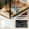 Charger l'image dans la visionneuse de la galerie, Hamster Cage, Large Hamster Habitats Steel Frame Chewproof, 0.53m² Transparent Small Animal Cage, Deep Bedding Space for Pets Enrichment, Openable Top, for Rats, Syrian, 41"
