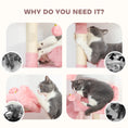 Load image into Gallery viewer, Cat Tree, 70" Multi-Level Cat Tower for Indoor with 2 Condos, 2 Plush Top Perches, Hammock, Platforms, Toy Balls, Sisal Scratching Posts and Board, Pink