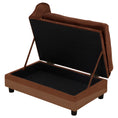 Load image into Gallery viewer, PawHut Luxury Fancy Dog Bed for Small Dogs with Hidden Storage, Small Dog Couch with Soft 2" Foam, Dog Sofa Bed, Cushy Dog Bed, Modern Pet Furniture for Puppies and Little Breeds, Brown