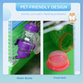 Load image into Gallery viewer, 5 Tier Hamster Cage, Gerbil Cage with Tube Exercise Wheels, Tunnel, Water Bottle, Dishes, 58H x 46L x 30Wcm, Green