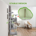 Load image into Gallery viewer, 54" Cat Tree, Cat Tower for Indoor Cats with Scratching Posts, Cat Condos, Bed, Platforms, Ramp, Toy Ball, Cat Activity Center, Light Grey