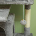 Load image into Gallery viewer, 54" Cat Tree, Cat Tower for Indoor Cats with Scratching Posts, Cat Condos, Bed, Platforms, Ramp, Toy Ball, Cat Activity Center, Light Grey