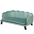 Load image into Gallery viewer, PawHut Velvet Large Dog Couch with Foam Cushion, Soft and Cute Dog Bed with Pearl Design, Dog Sofa for Big and Medium Dogs, Green