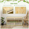 Load image into Gallery viewer, Reptile Terrarium Vivarium Habitat w/ Transparent Sliding Doors, Breathable Mesh, for Lizards, Horned Frogs, Snakes and Chameleons, 100 x 47 x 47cm