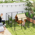 Load image into Gallery viewer, Dog Pen, 12 Panel Puppy Pen, Steel Dog Playpen, for Medium Breeds, 100cm Tall, Black