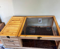 Load image into Gallery viewer, 36" Wooden Reptile Habitat for Turtles Lizards & Geckos Yellow