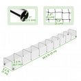 Load image into Gallery viewer, Extra Long Chicken Tunnel for Outside, 354" x 39" Galvanized Steel Chicken Run with Nylon Netting, 10 Arches for 10-15 Chickens or Ducks, Backyard Farm Yard, Silver