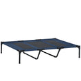 Load image into Gallery viewer, Elevated Dog Bed, Raised Dog Cot for XL Sized Dogs, Indoor & Outdoor, 48" x 36" x 9", Dark Blue