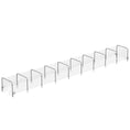 Load image into Gallery viewer, Extra Long Chicken Tunnel for Outside, 354" x 39" Galvanized Steel Chicken Run with Nylon Netting, 10 Arches for 10-15 Chickens or Ducks, Backyard Farm Yard, Silver
