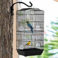 Load image into Gallery viewer, 36" Bird Cage for Finches, Canaries Budgies, Parrot Cage with Accessories, Handle, Black