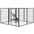 Load image into Gallery viewer, Dog Pen 8 Panels Puppy Pen Heavy Duty Pet Playpen for Indoor Outdoor for Dogs, Rabbits, Ducks 100cm High