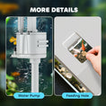 Load image into Gallery viewer, Fish Tank, 26L Glass Aquarium with Filter System, LED Lights, Water Pump, Betta Fish Tank for Goldfish, Shrimps, White
