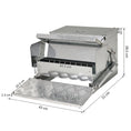 Load image into Gallery viewer, 11.5KG Automatic Chicken Poultry Feeder Rat Proof Treadle Self Opening with Galvanized Steel and Aluminium
