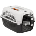 Charger l'image dans la visionneuse de la galerie, Plastic Dog and Cat Kennel Hard Sided, Airline Approved Pet Carrier for Mini Dogs and Cats, Portable Crate w/ Steel Wire Door, Water Bowl, for Car, Airplane, Outdoor, Black